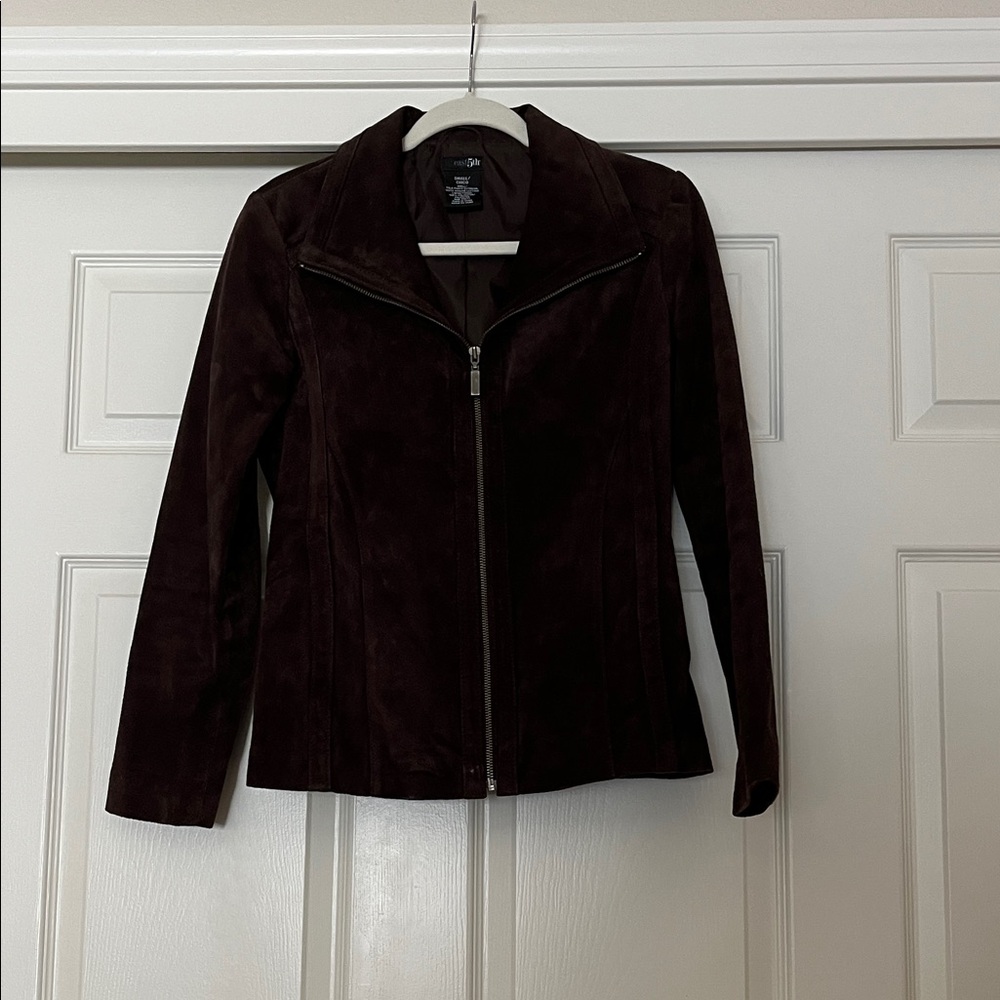 East 5th Dark Brown Leather Jacket